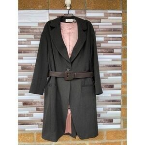 Byron Lars Beauty Mark Belted Trench Blazer"size 8
